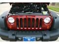 2007 Red Rock Crystal Pearl Jeep Wrangler Unlimited Rubicon 4x4  photo #18