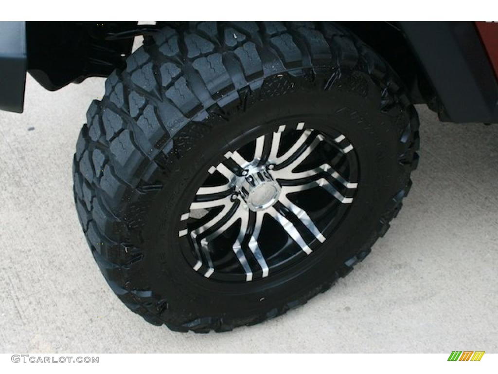 2007 Jeep Wrangler Unlimited Rubicon 4x4 Custom Wheels Photo #41727306