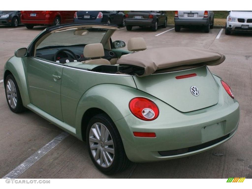 Gecko Green 2008 Volkswagen New Beetle SE Convertible Exterior Photo #41727626
