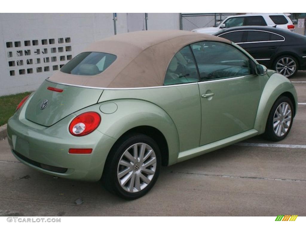 Gecko Green 2008 Volkswagen New Beetle SE Convertible Exterior Photo #41727661