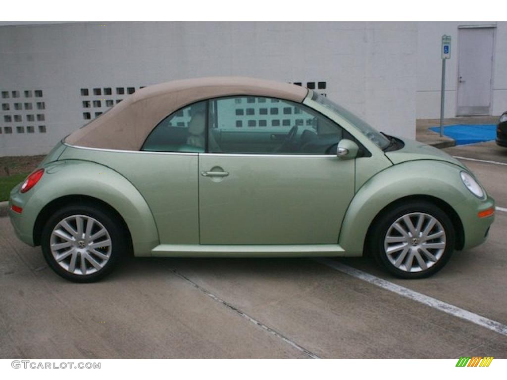 Gecko Green 2008 Volkswagen New Beetle SE Convertible Exterior Photo #41727677