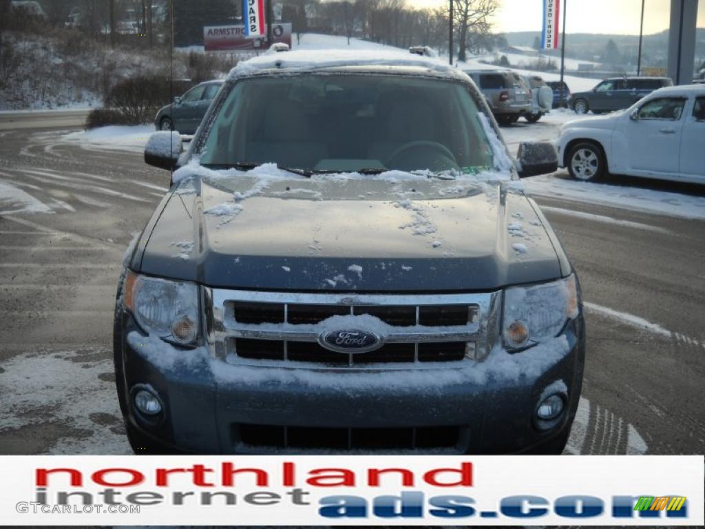 2010 Escape XLT 4WD - Steel Blue Metallic / Stone photo #3