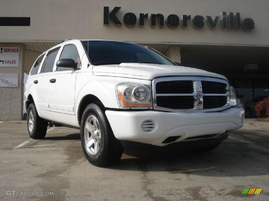 Bright White Dodge Durango