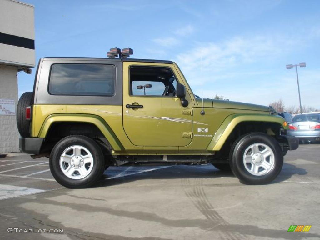 Rescue Green Metallic 2008 Jeep Wrangler X 4x4 Right Hand Drive Exterior Photo #41730259