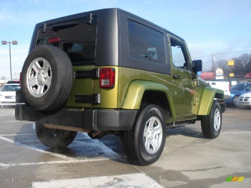 2008 Wrangler X 4x4 Right Hand Drive - Rescue Green Metallic / Dark Slate Gray/Medium Slate Gray photo #3