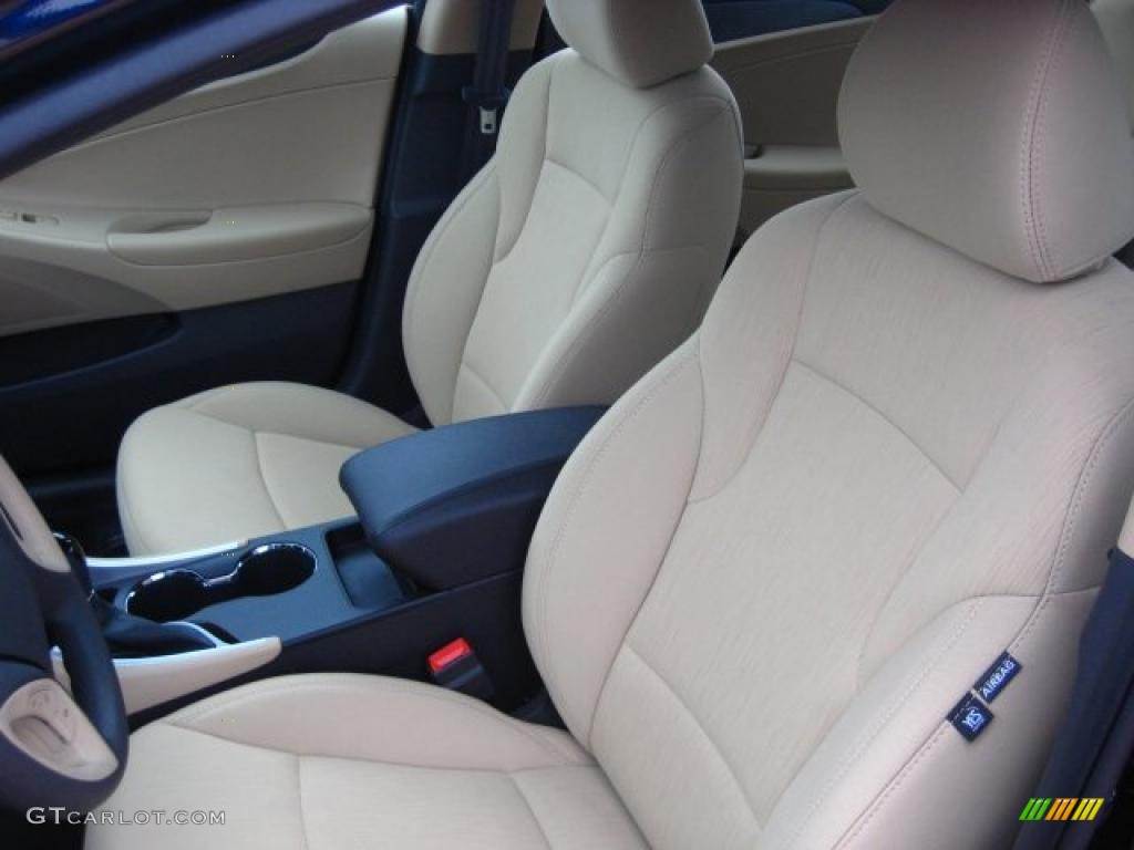 2011 Sonata GLS - Midnight Black / Camel photo #5