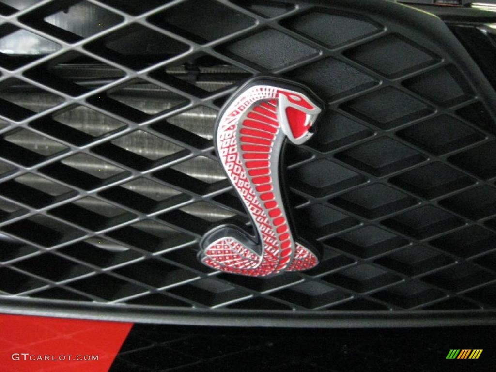 2007 Mustang Shelby GT500 Coupe - Black / Black/Red photo #21