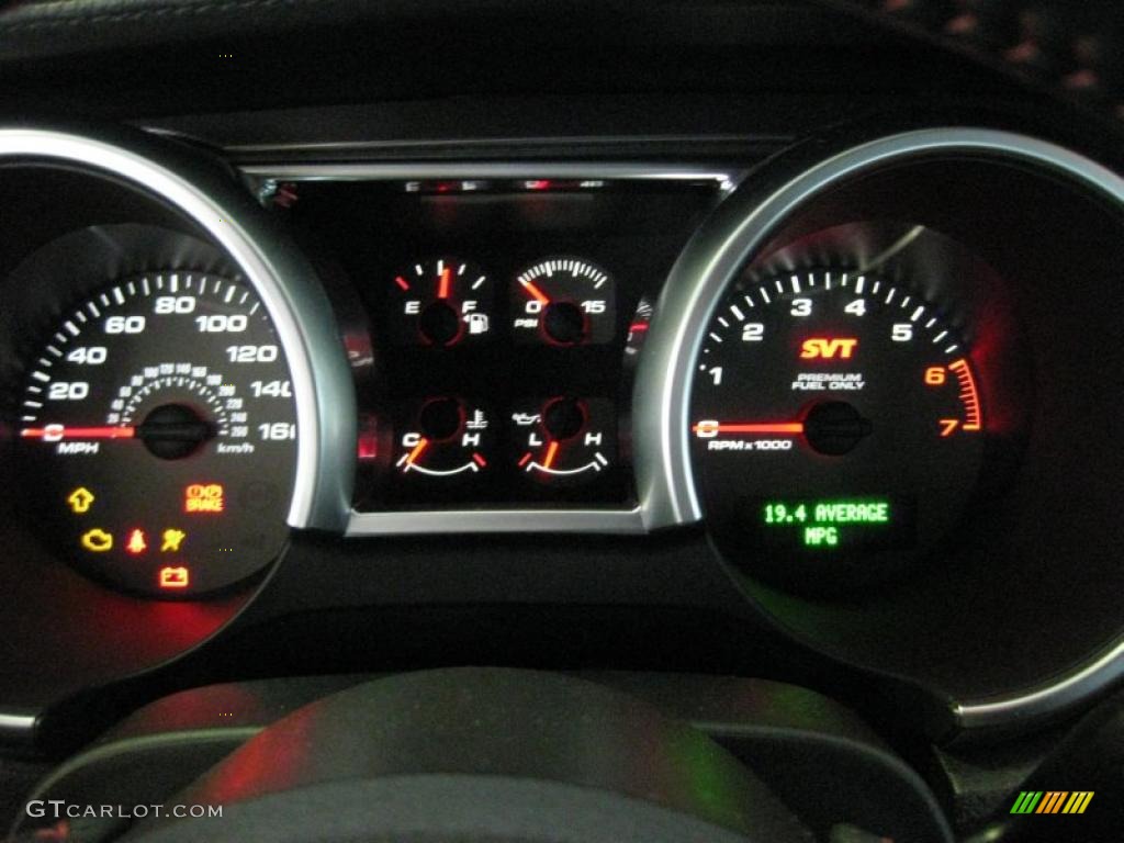 2007 Ford Mustang Shelby GT500 Coupe Gauges Photo #41734842