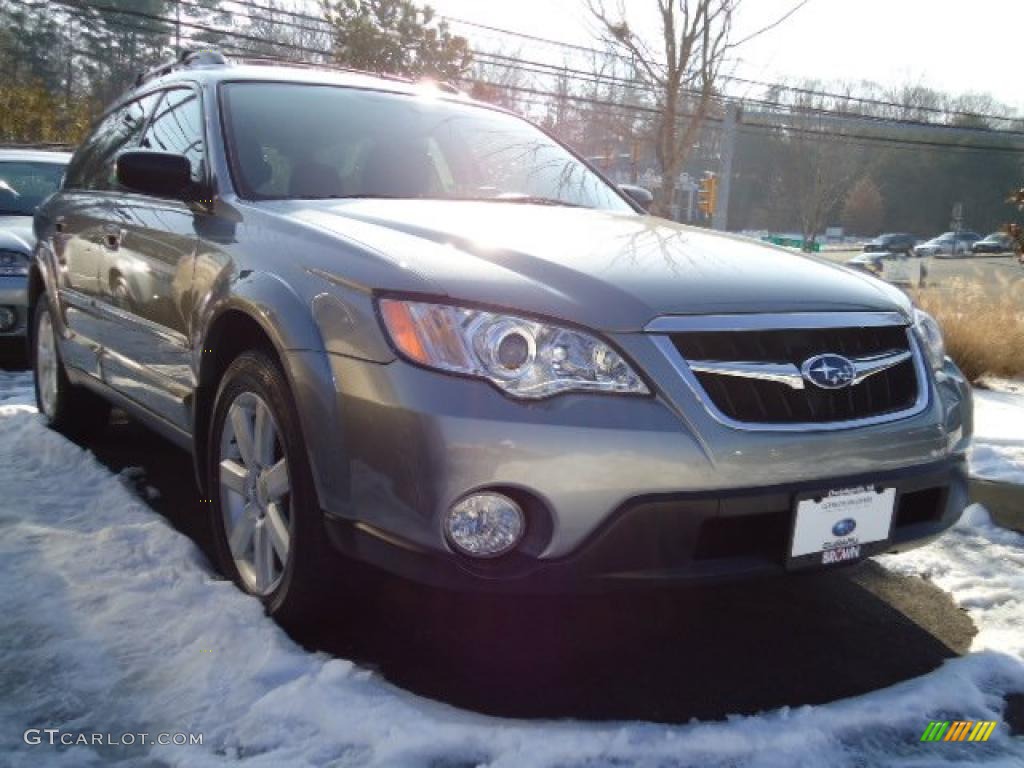 2008 Outback 2.5i Wagon - Diamond Gray Metallic / Off Black photo #1