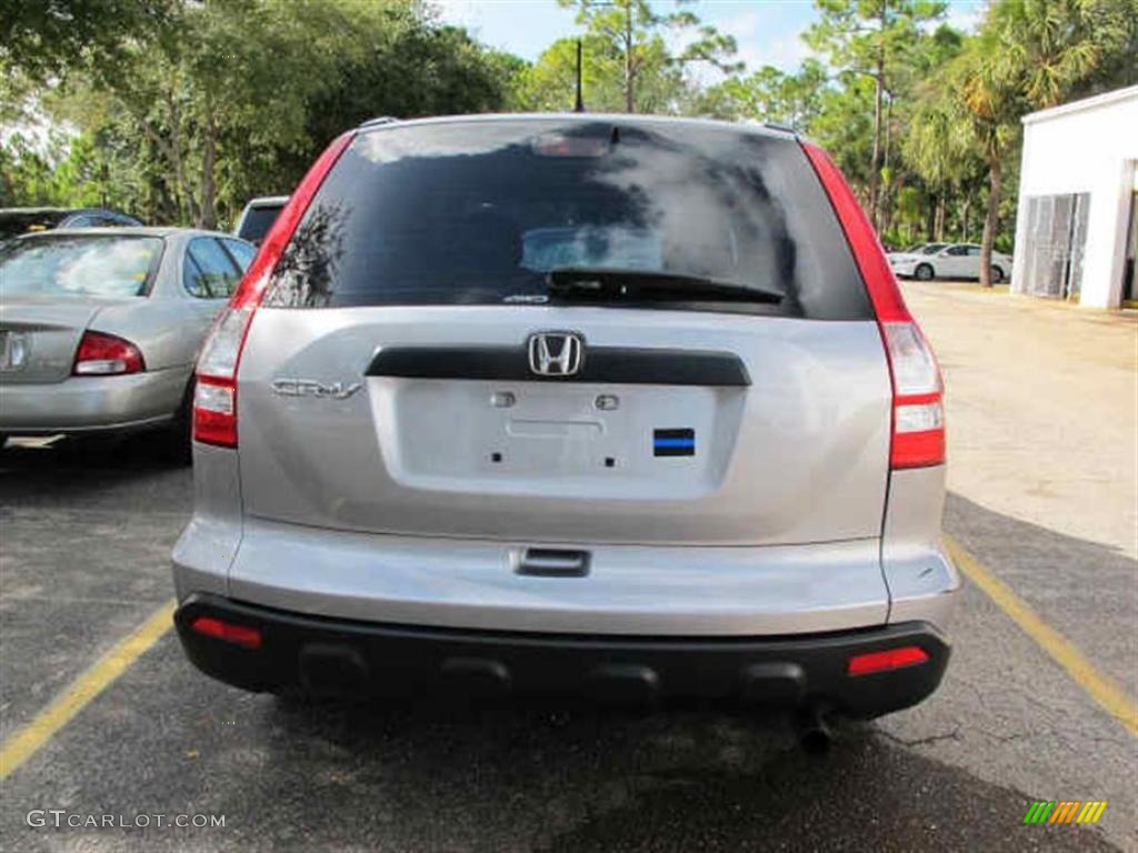 2008 CR-V LX 4WD - Whistler Silver Metallic / Black photo #4