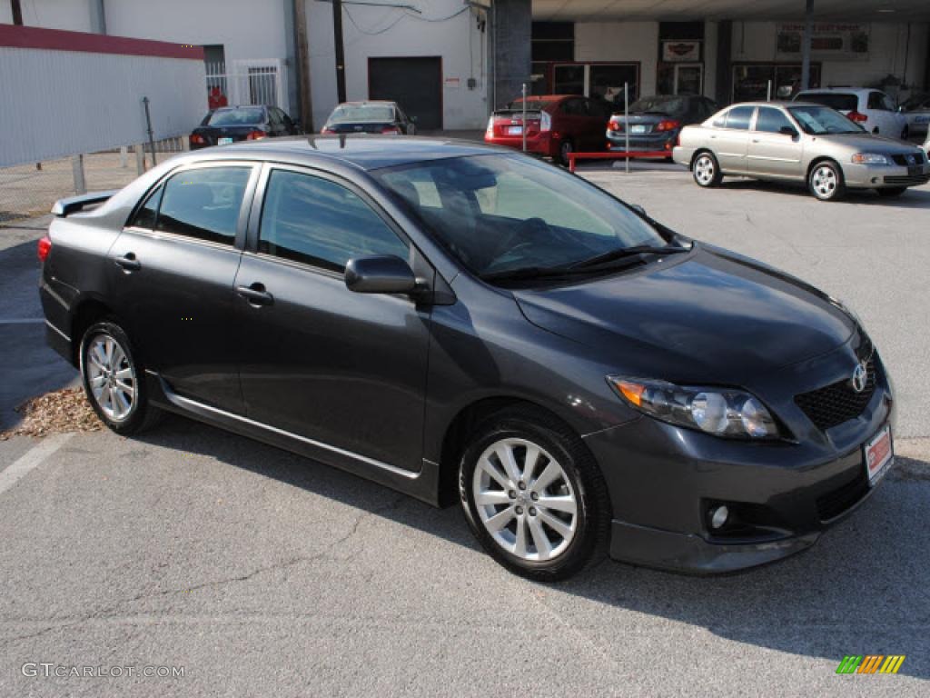 Magnetic Gray Metallic 2009 Toyota Corolla S Exterior Photo #41736338