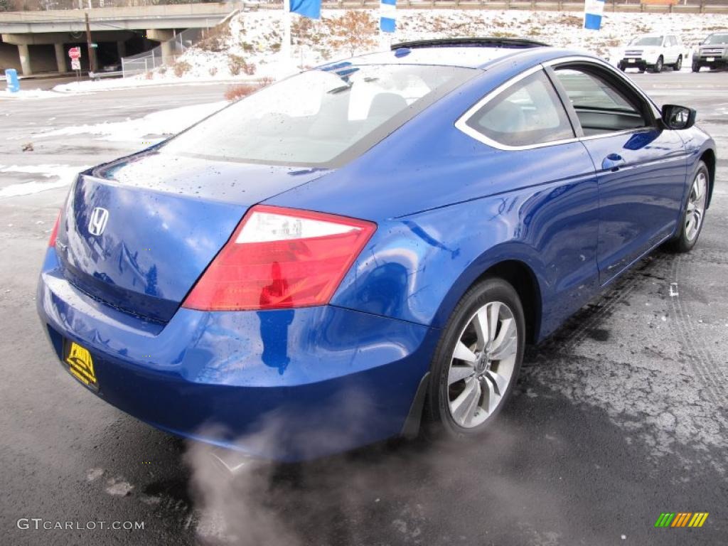 2008 Accord EX-L Coupe - Belize Blue Pearl / Black photo #7