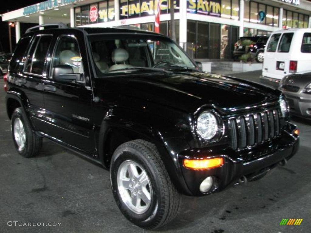 2002 Liberty Limited 4x4 - Black / Dark Slate Gray photo #1