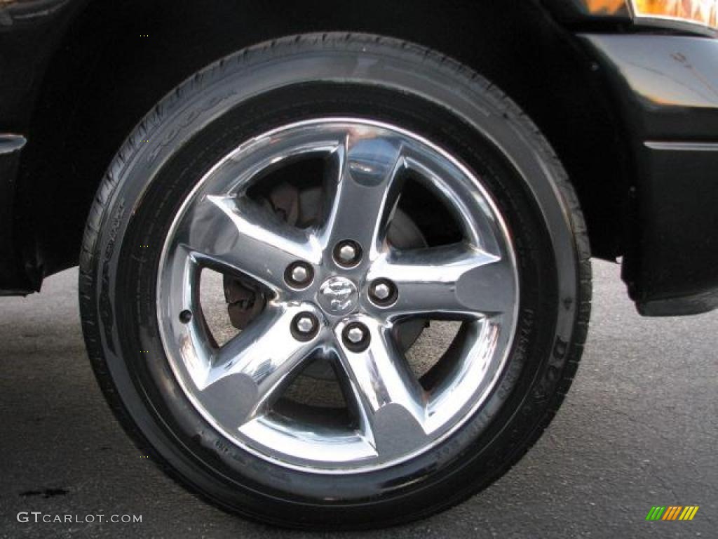 2006 Ram 1500 Laramie Quad Cab - Brilliant Black Crystal Pearl / Medium Slate Gray photo #11