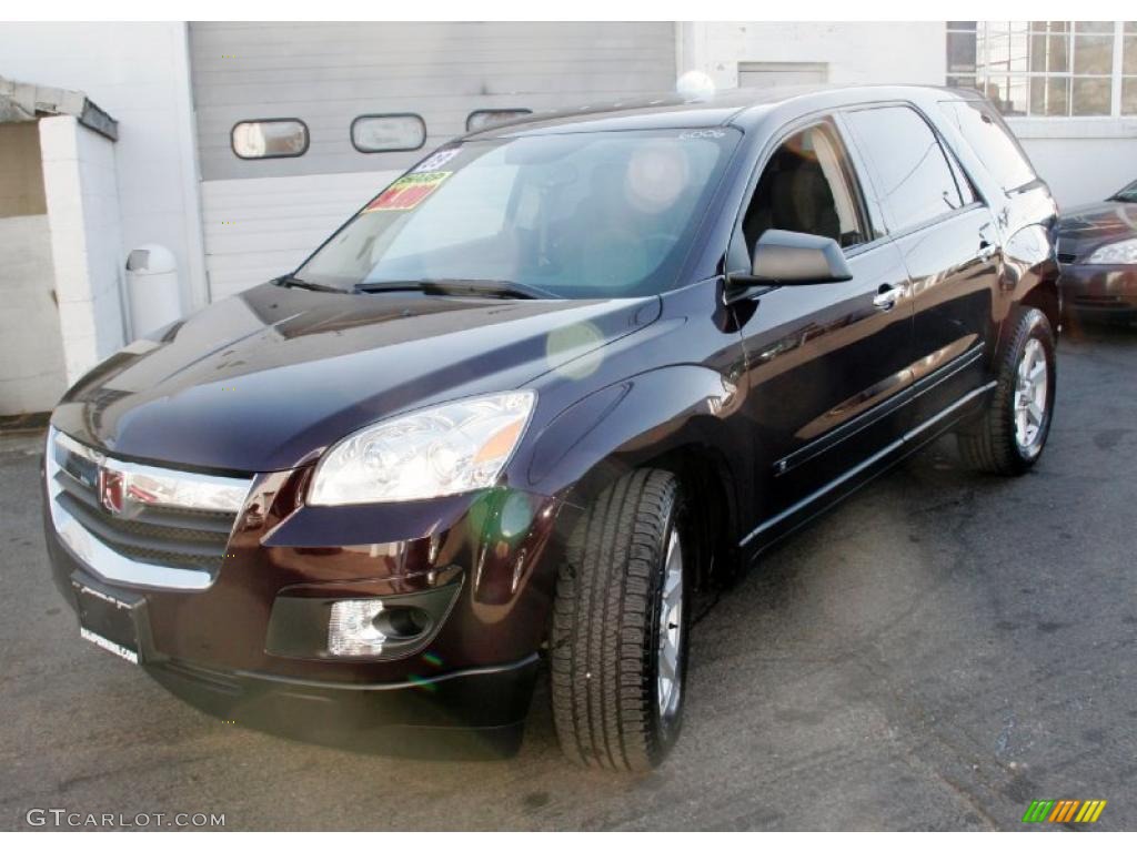 2009 Outlook XE AWD - Garnet Red / Black photo #1