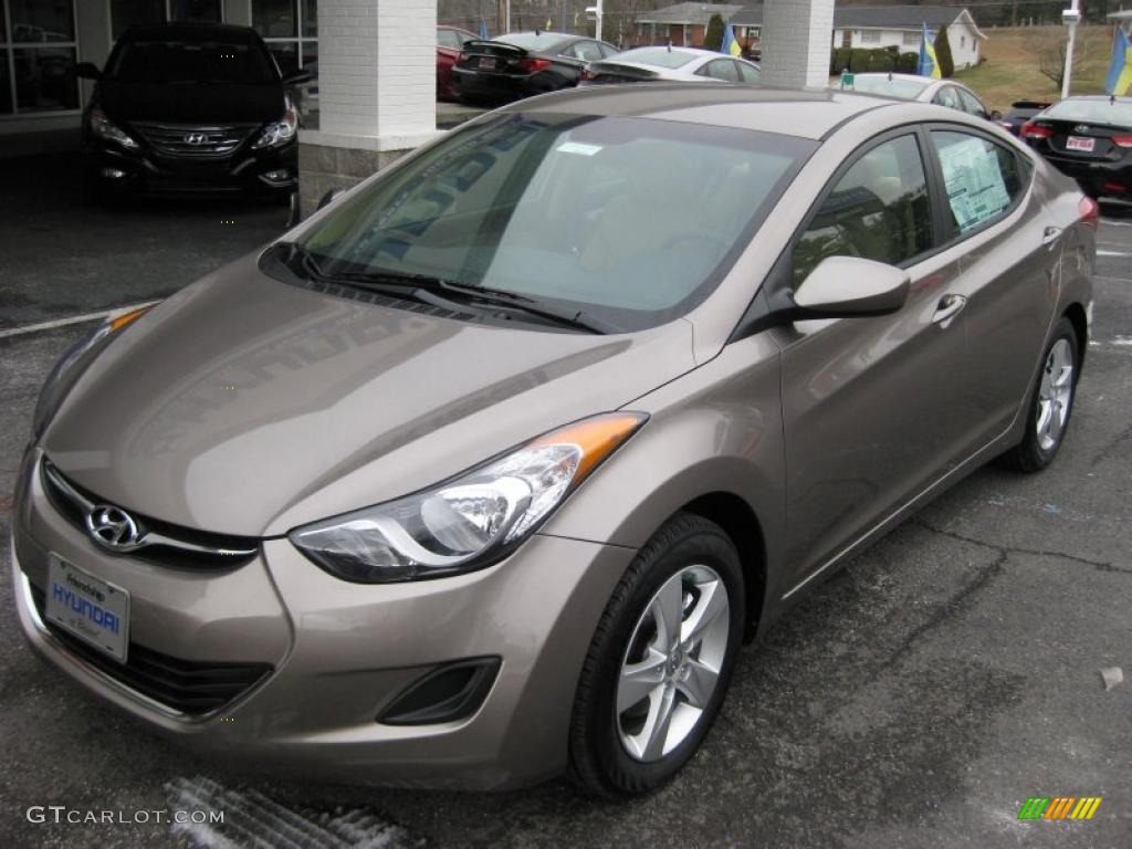 Desert Bronze 2011 Hyundai Elantra GLS Exterior Photo #41740778