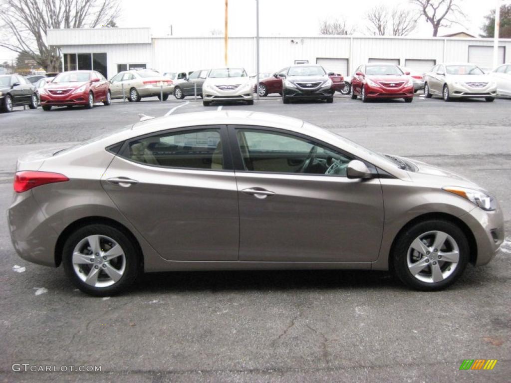 Desert Bronze 2011 Hyundai Elantra GLS Exterior Photo #41740822