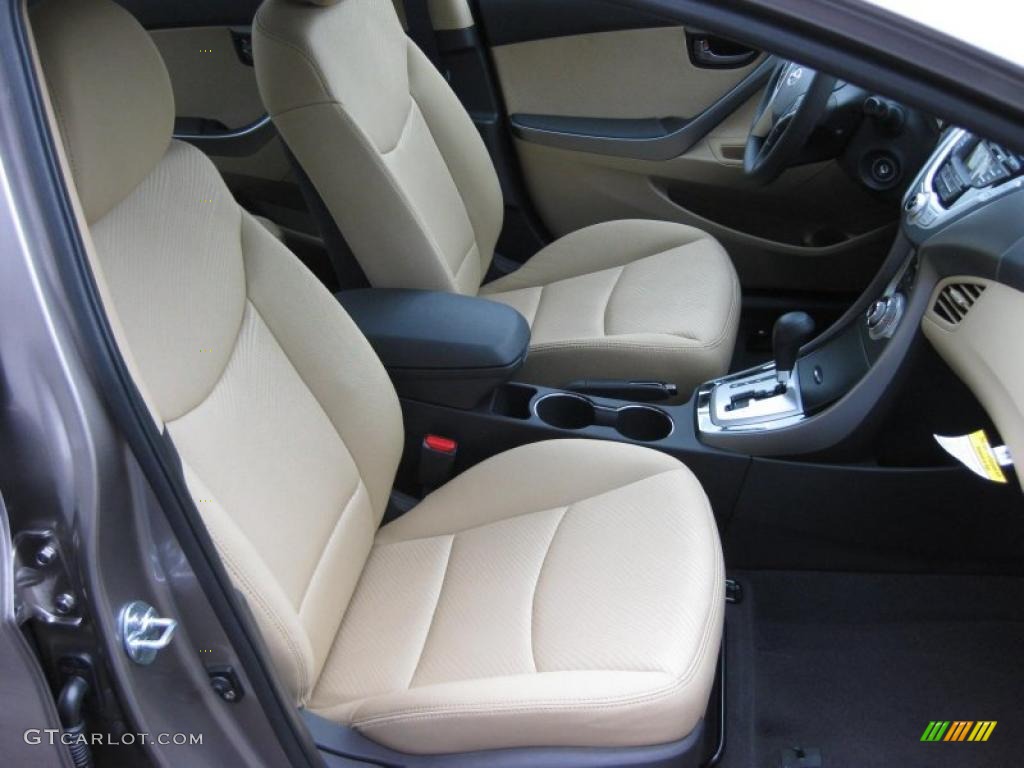 Beige Interior 2011 Hyundai Elantra GLS Photo #41740994