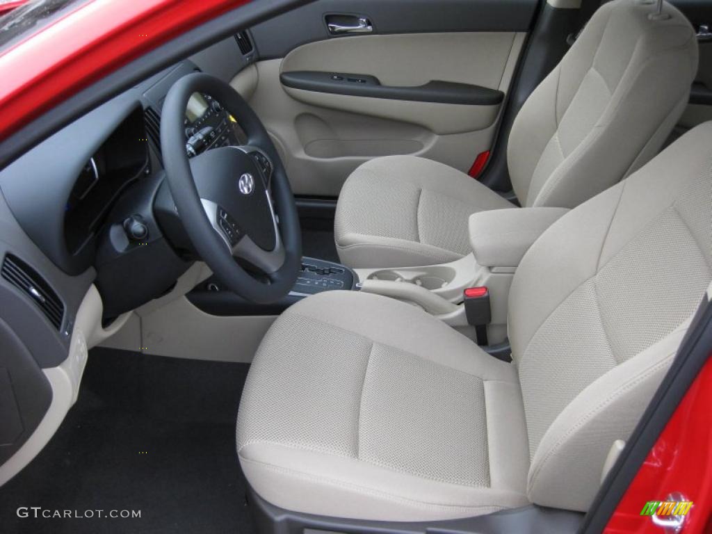 Beige Interior 2011 Hyundai Elantra Touring GLS Photo #41741294