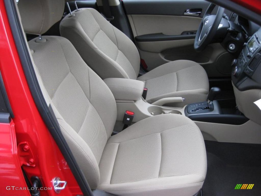 Beige Interior 2011 Hyundai Elantra Touring GLS Photo #41741394
