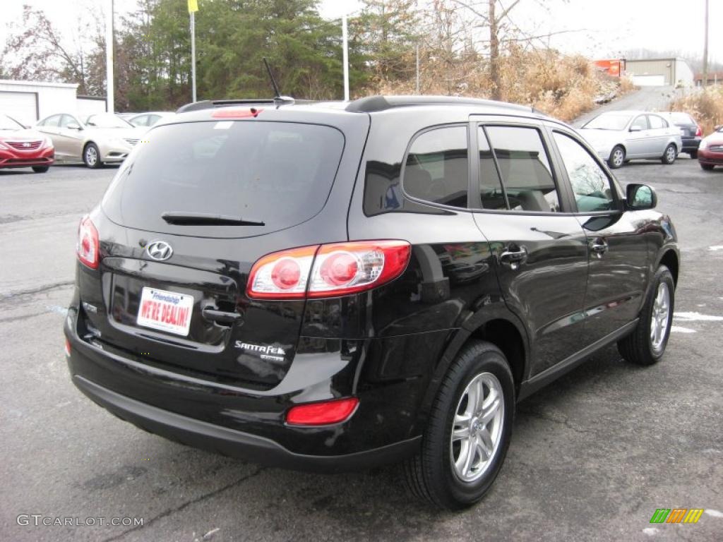 Phantom Black Metallic 2011 Hyundai Santa Fe GLS AWD Exterior Photo #41741978