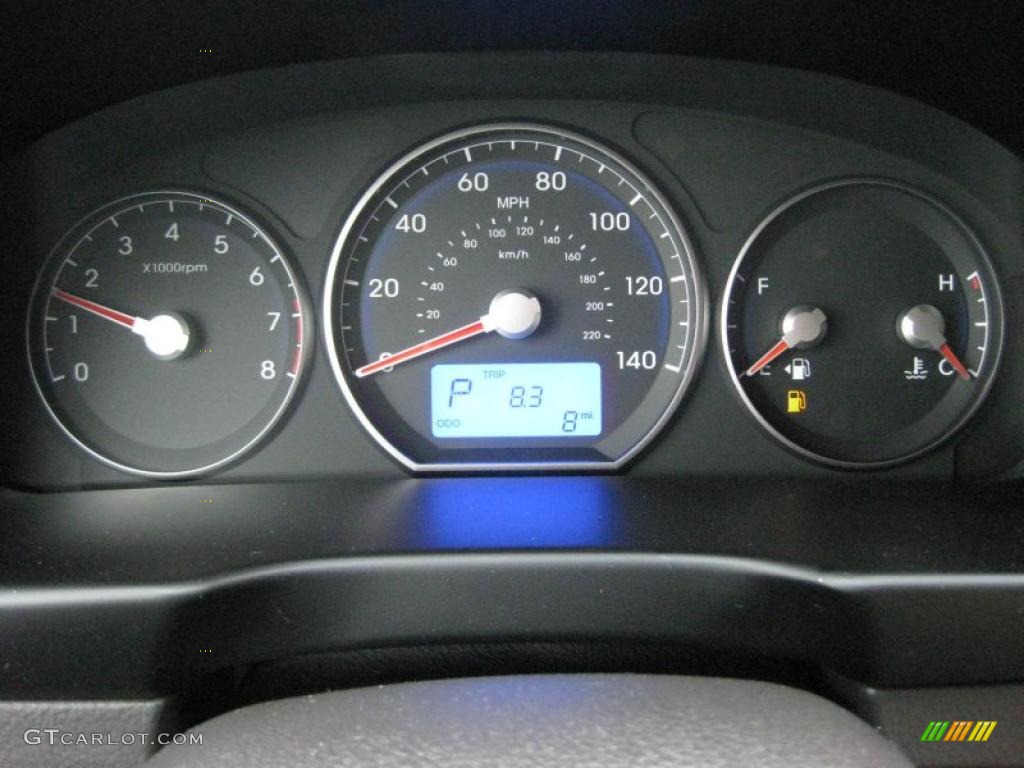 2011 Hyundai Santa Fe GLS AWD Gauges Photo #41742227