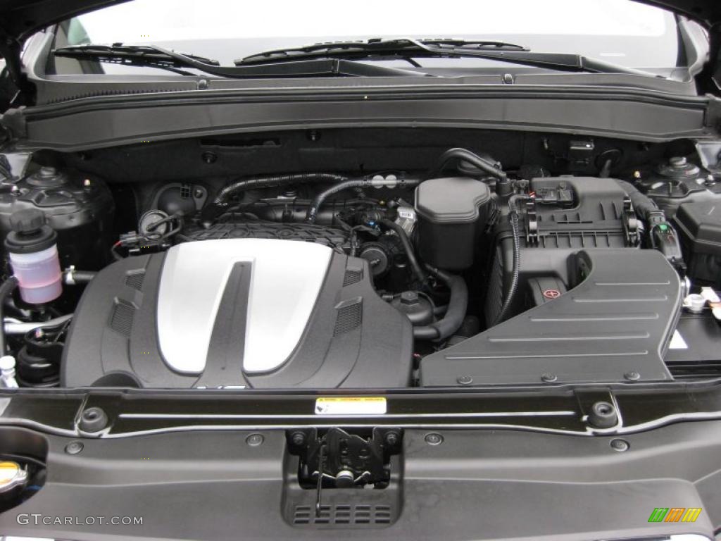 2011 Hyundai Santa Fe SE 3.5 Liter DOHC 24-Valve VVT V6 Engine Photo #41742343