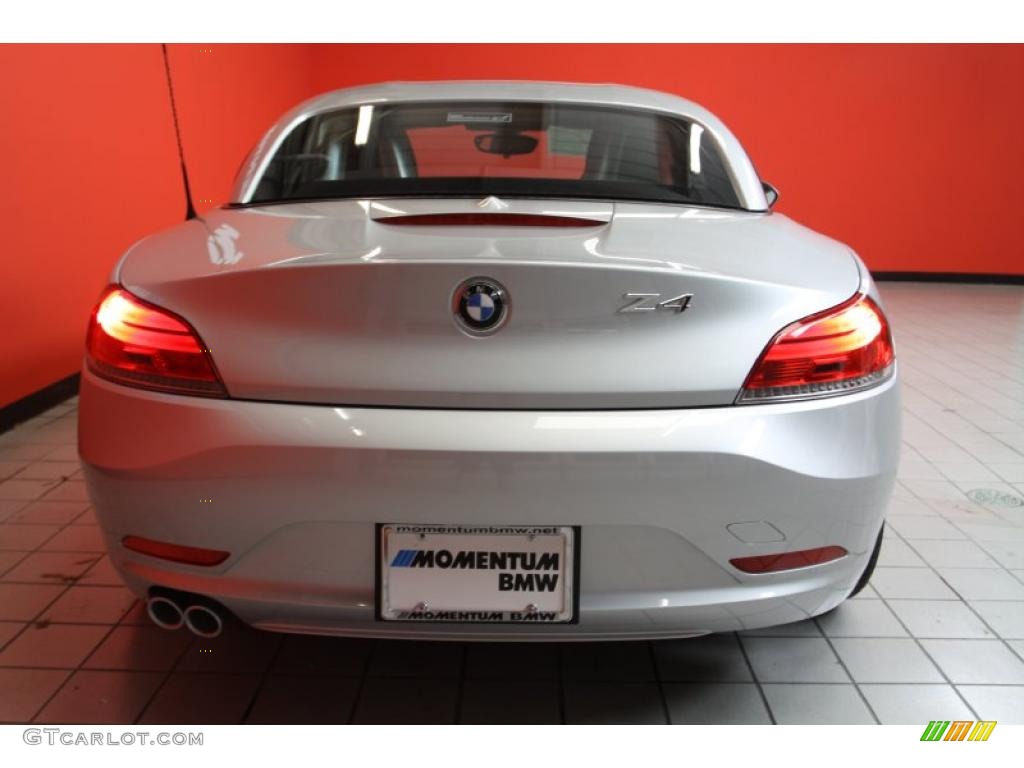 2011 Z4 sDrive30i Roadster - Titanium Silver Metallic / Black photo #14