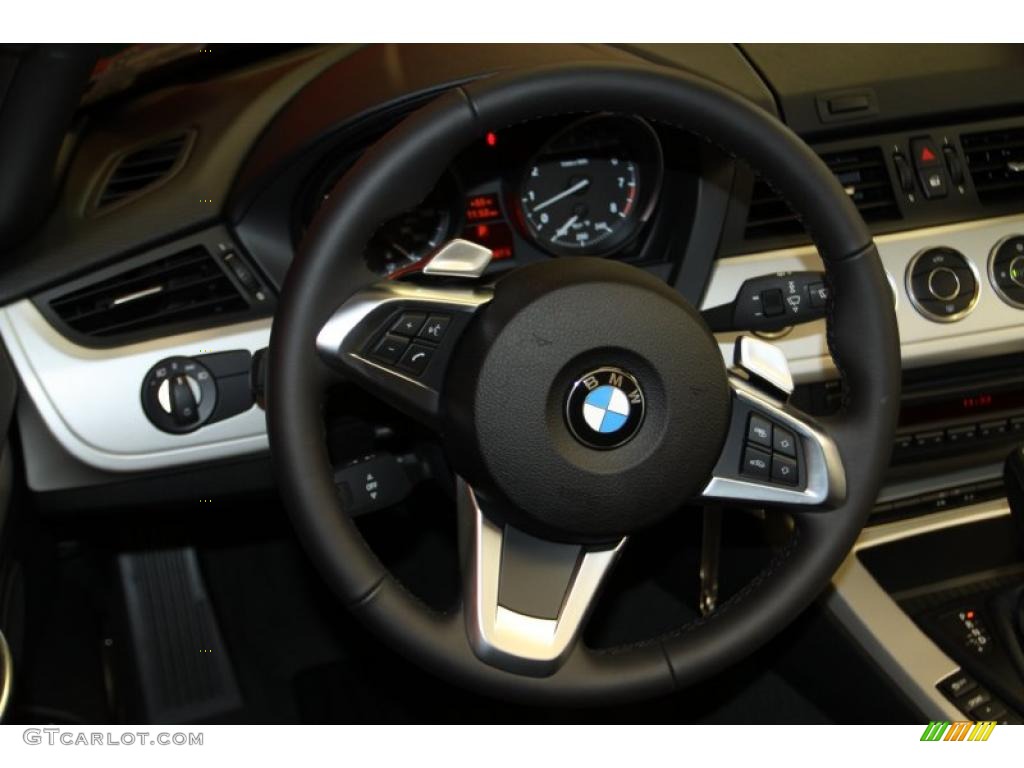 2011 Z4 sDrive30i Roadster - Jet Black / Black photo #7