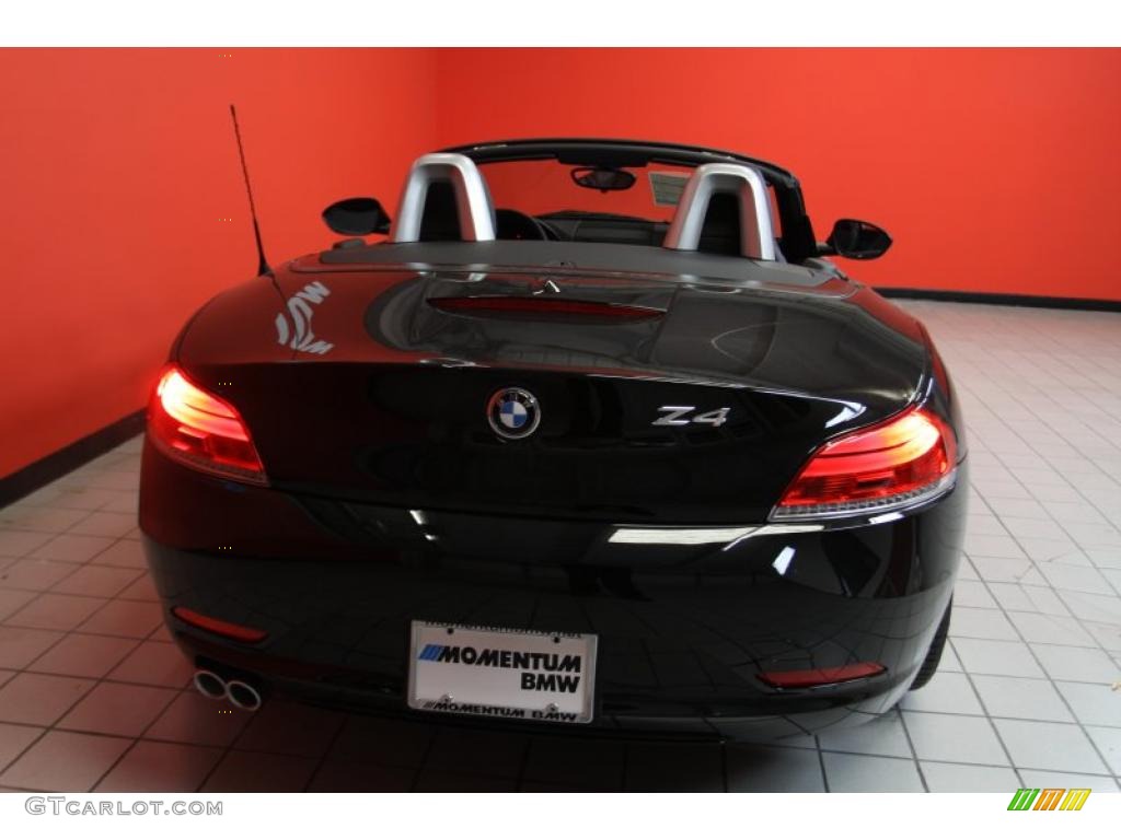 2011 Z4 sDrive30i Roadster - Jet Black / Black photo #10