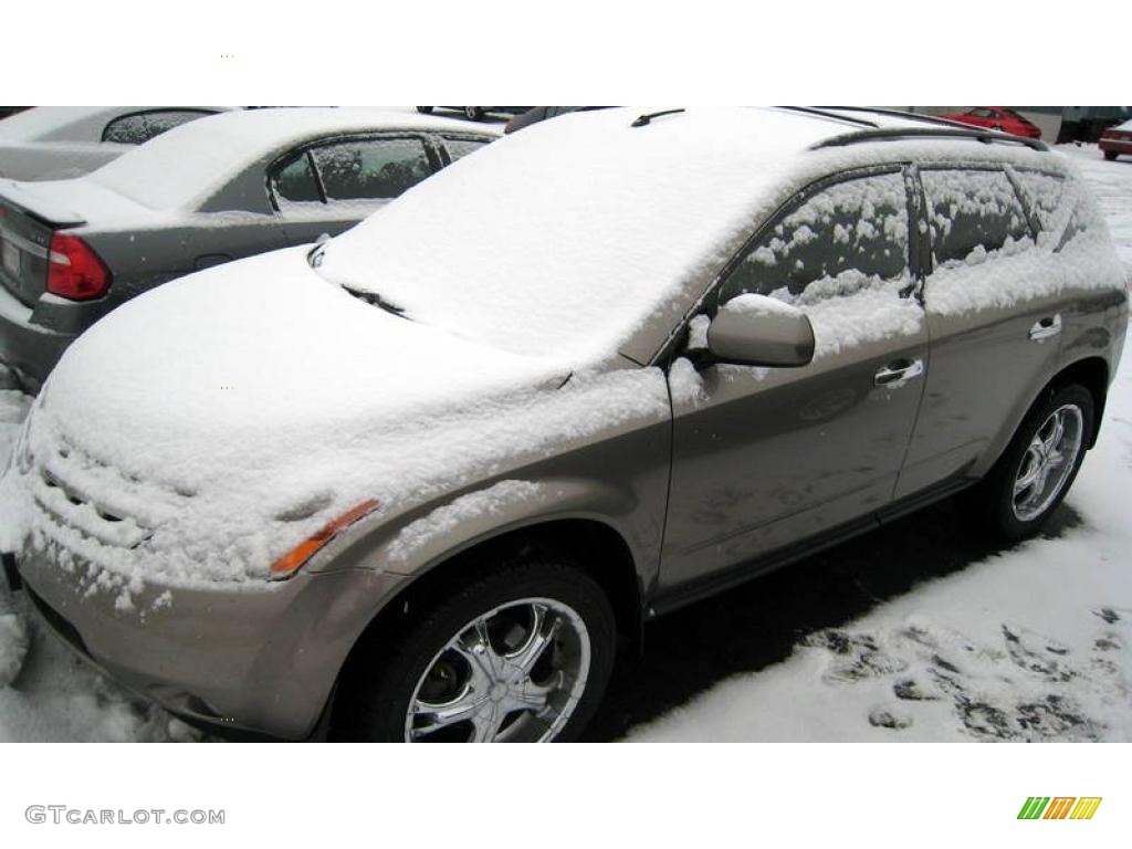 2004 Murano SL AWD - Polished Pewter Metallic / Cafe Latte photo #1