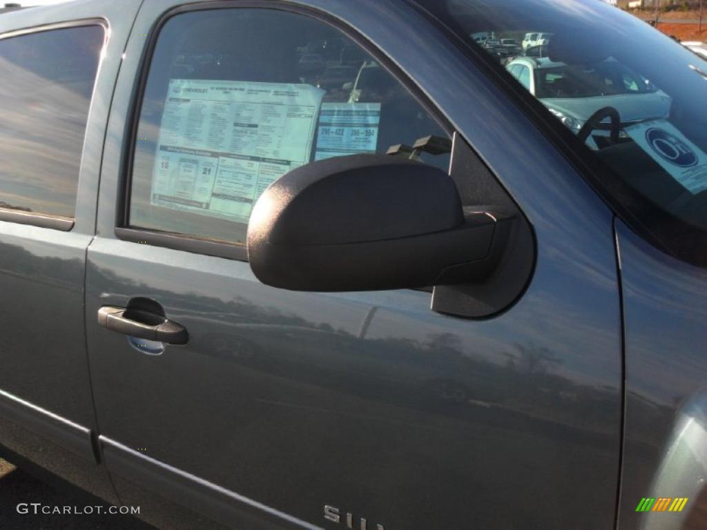 2011 Silverado 1500 LT Crew Cab 4x4 - Blue Granite Metallic / Ebony photo #23