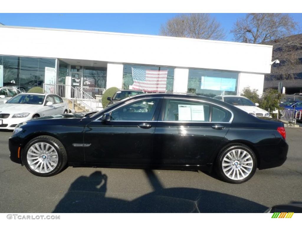 Black Sapphire Metallic 2010 BMW 7 Series 750Li xDrive Sedan Exterior Photo #41745559
