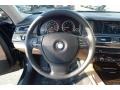 Saddle/Black Nappa Leather Steering Wheel Photo for 2010 BMW 7 Series #41746051