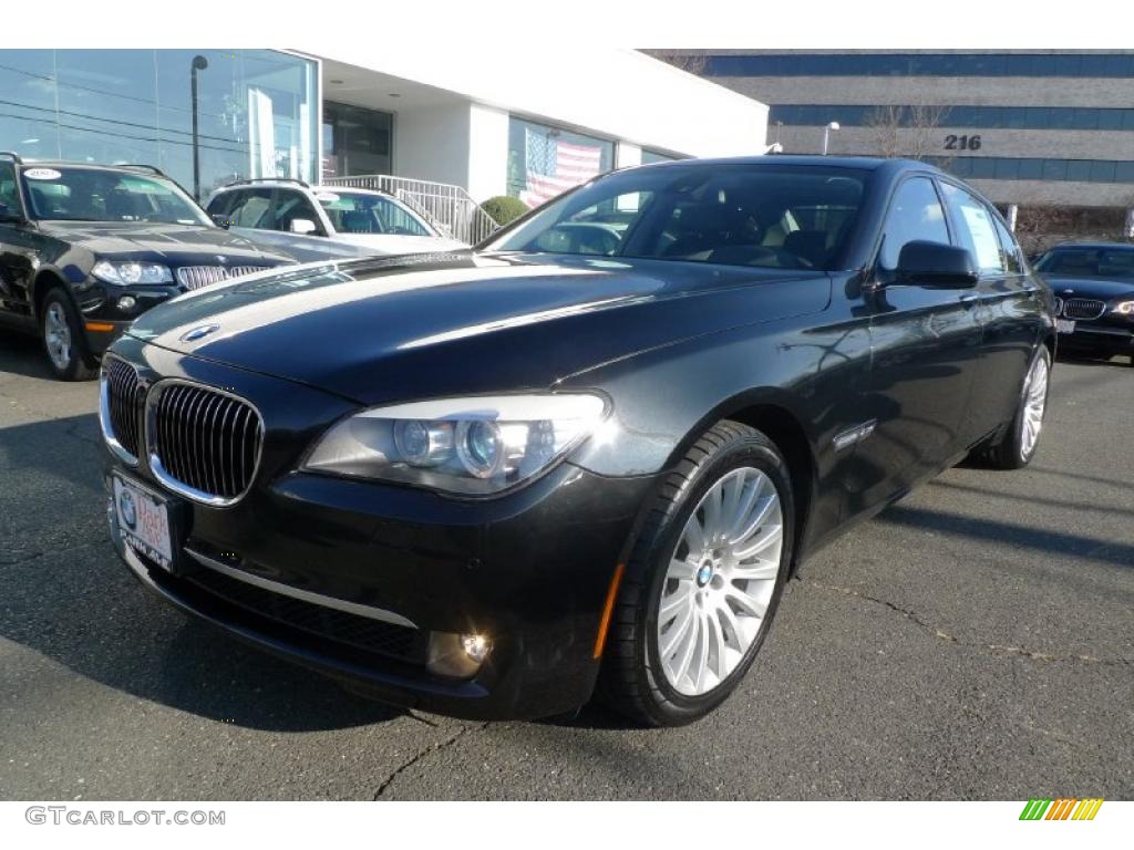 2010 7 Series 750Li xDrive Sedan - Black Sapphire Metallic / Black Nappa Leather photo #1