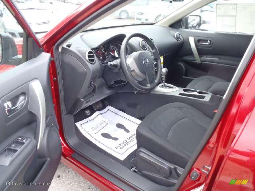 2011 Rogue S - Cayenne Red / Black photo #5