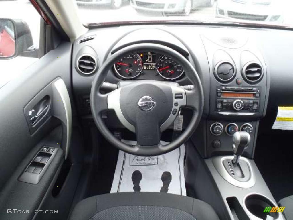 2011 Rogue S - Cayenne Red / Black photo #6