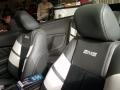 Charcoal Black/White 2011 Ford Mustang SMS 302 Convertible Interior Color