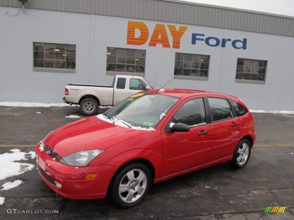 2003 Focus ZX5 Hatchback - Infra-Red / Medium Graphite photo #1