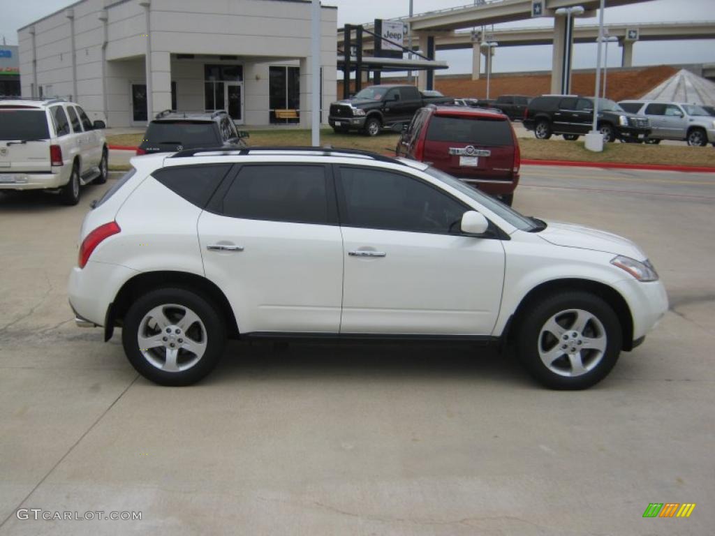 2004 Murano SL - Glacier Pearl White / Cafe Latte photo #6