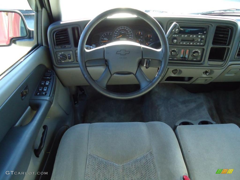 2003 Chevrolet Tahoe LS Gray/Dark Charcoal Dashboard Photo #41750848