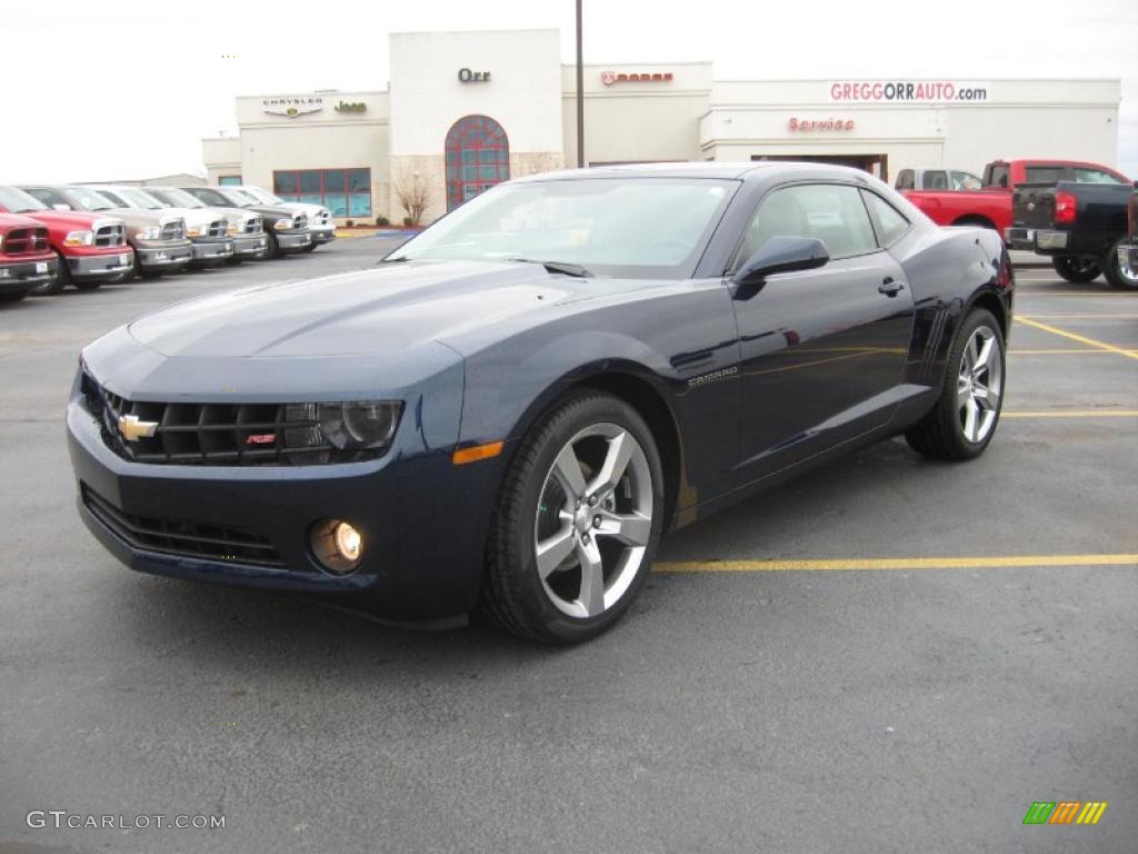 2011 Camaro LT/RS Coupe - Imperial Blue Metallic / Gray photo #1