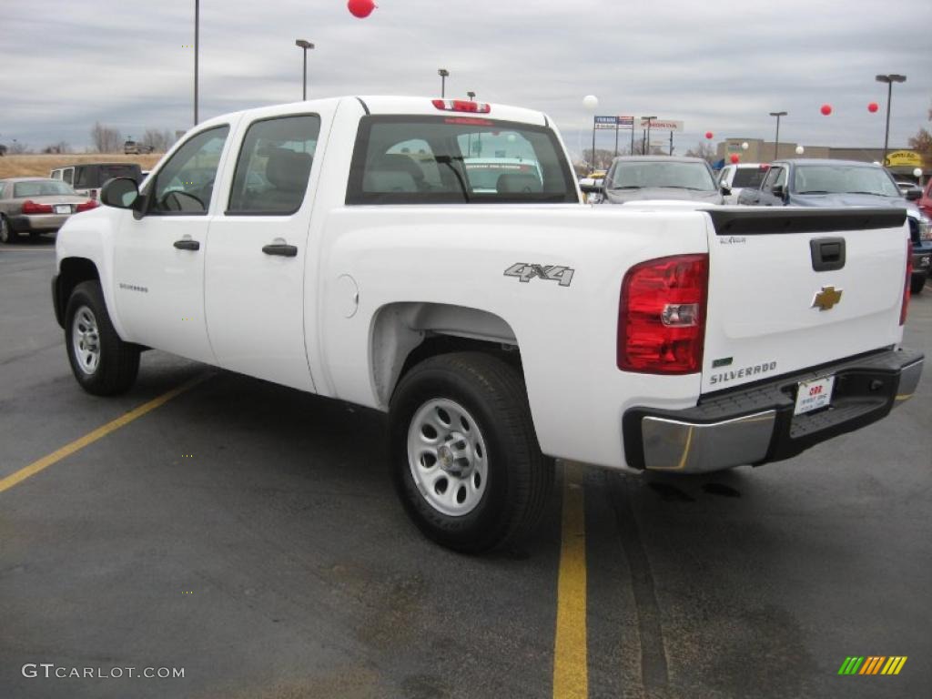 2011 Silverado 1500 Crew Cab 4x4 - Summit White / Dark Titanium photo #6