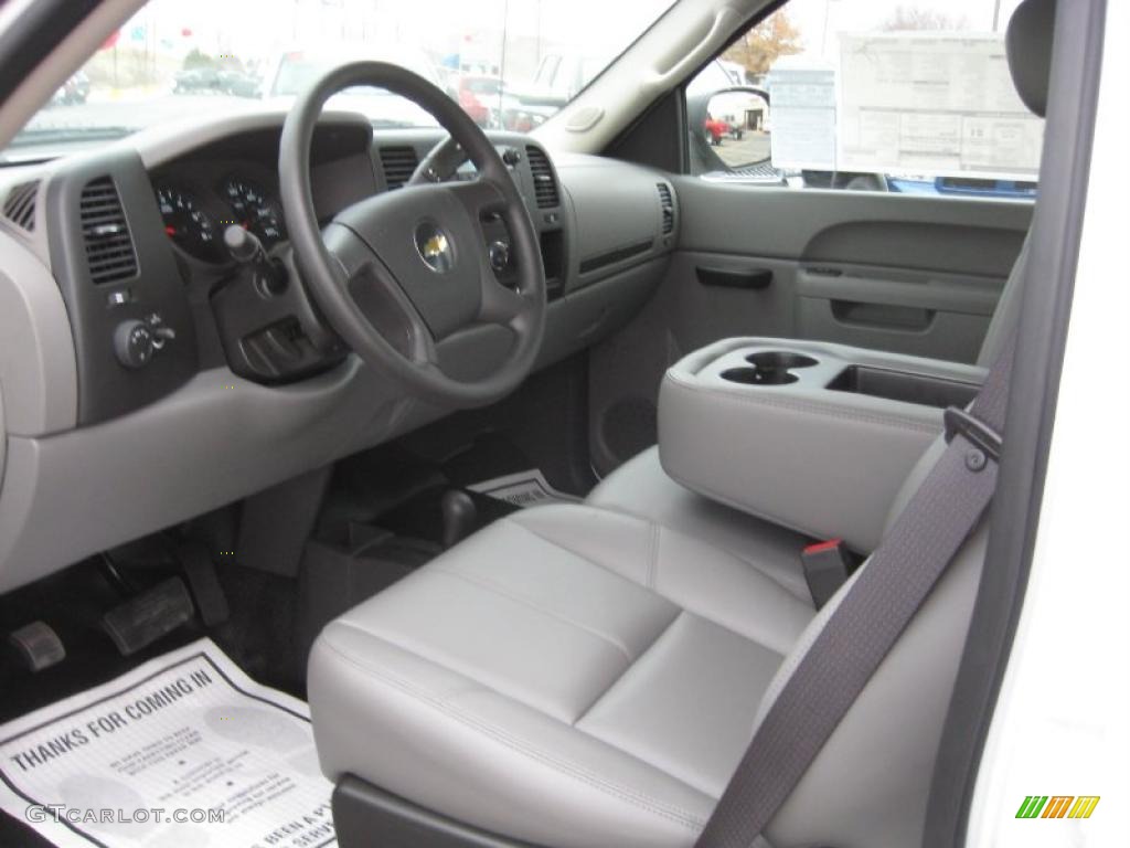 Dark Titanium Interior 2011 Chevrolet Silverado 1500 Crew Cab 4x4 Photo #41751500