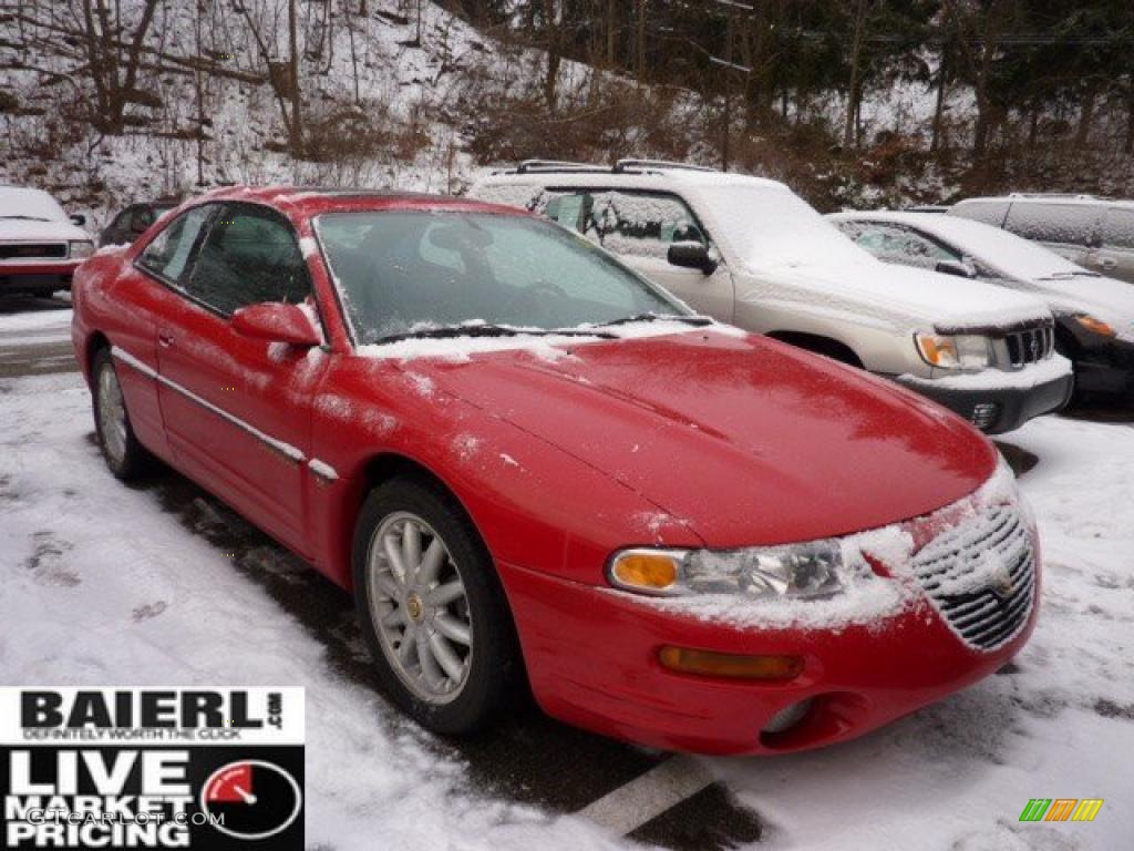 2000 Sebring LXi Coupe - Inferno Red Pearl / Agate photo #1