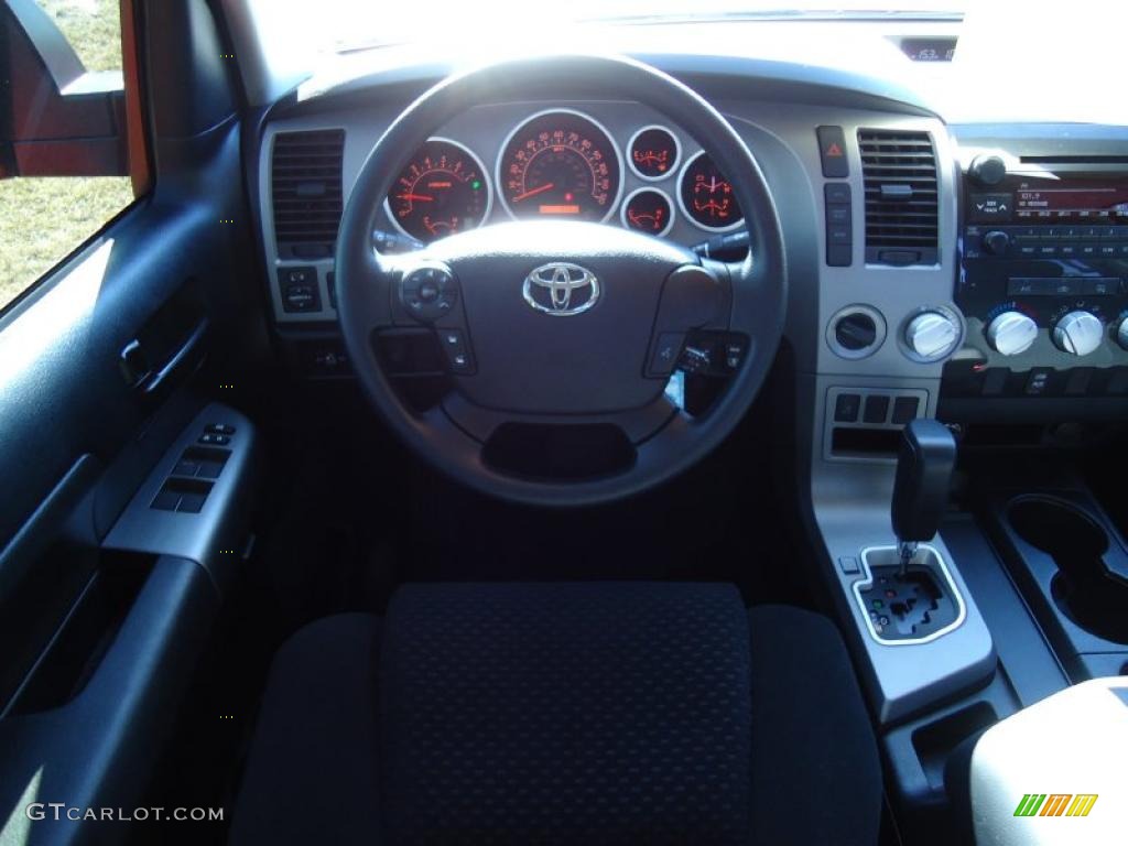 2010 Tundra TRD Double Cab 4x4 - Radiant Red / Black photo #9