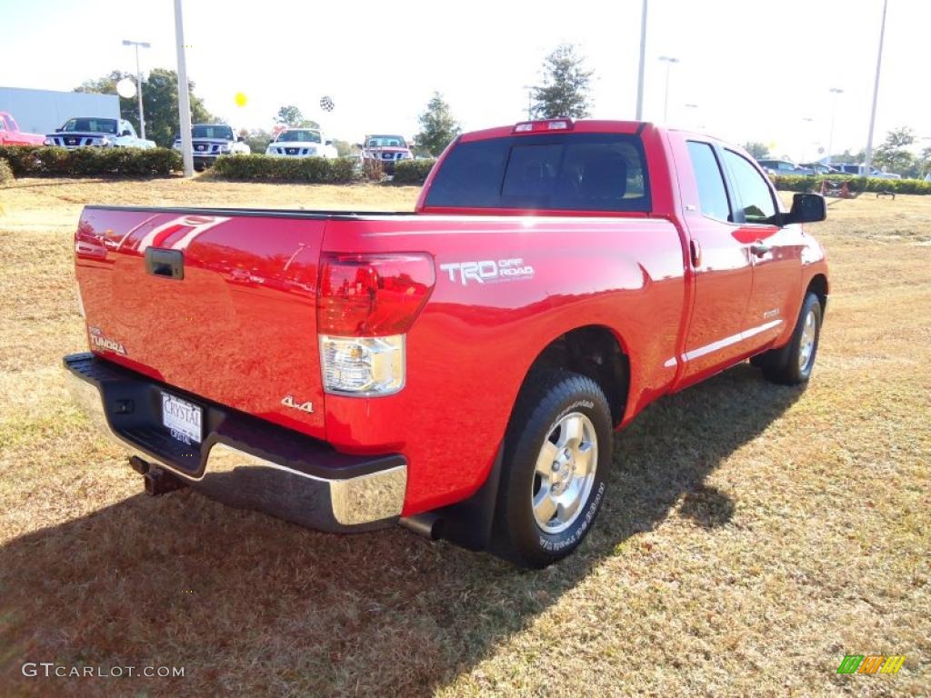 2010 Tundra TRD Double Cab 4x4 - Radiant Red / Black photo #11