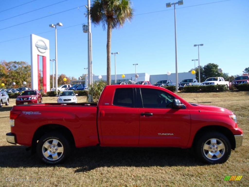 2010 Tundra TRD Double Cab 4x4 - Radiant Red / Black photo #12