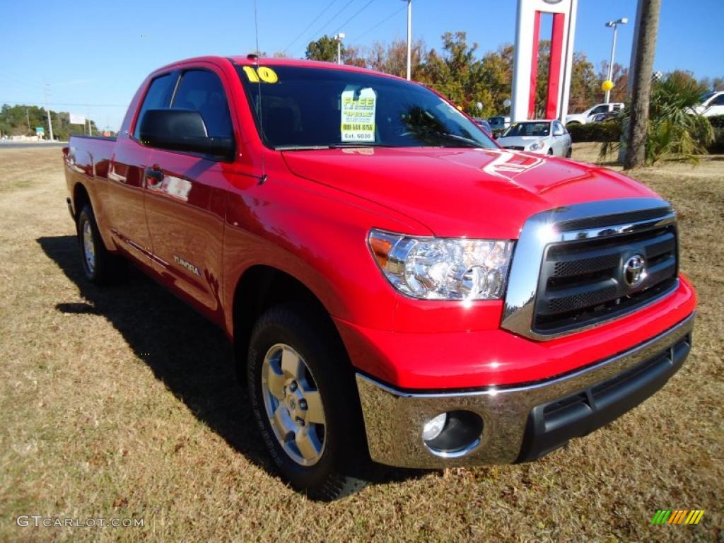 2010 Tundra TRD Double Cab 4x4 - Radiant Red / Black photo #13