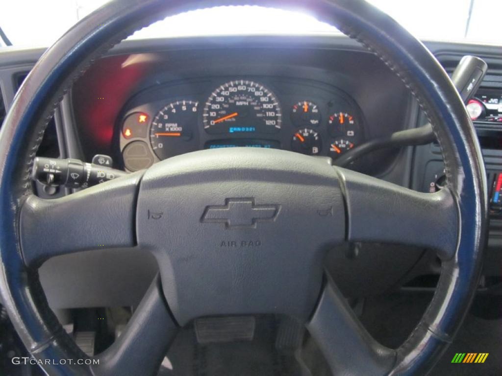 2005 Silverado 1500 LS Crew Cab - Black / Medium Gray photo #15